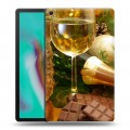 Дизайнерский силиконовый чехол для Samsung Galaxy Tab A 10.1 (2019) Новогодние бокалы