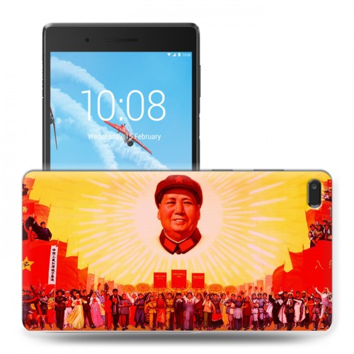 Дизайнерский силиконовый чехол для Lenovo Tab 4 7 Essential Мао