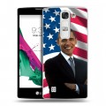 Дизайнерский пластиковый чехол для LG G4c Барак Обама