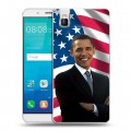 Дизайнерский пластиковый чехол для Huawei ShotX Барак Обама