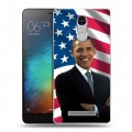 Дизайнерский пластиковый чехол для Xiaomi RedMi Note 3 Барак Обама