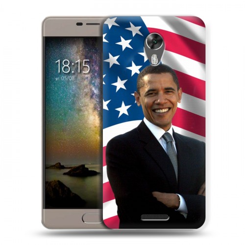 Дизайнерский силиконовый чехол для BQ Space Барак Обама