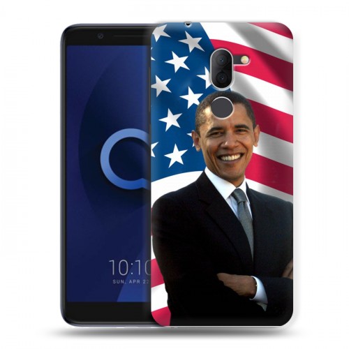 Дизайнерский пластиковый чехол для Alcatel 3X Барак Обама