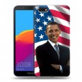 Дизайнерский пластиковый чехол для Huawei Honor 7A Барак Обама