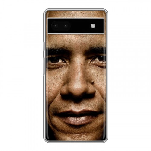 Дизайнерский силиконовый чехол для Google Pixel 6a Барак Обама