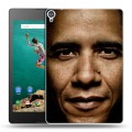 Дизайнерский пластиковый чехол для Google Nexus 9 Барак Обама