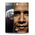 Дизайнерский силиконовый чехол для Lenovo Vibe X2 Барак Обама