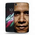 Дизайнерский пластиковый чехол для Alcatel One Touch Idol 3 (5.5) Барак Обама