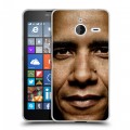 Дизайнерский пластиковый чехол для Microsoft Lumia 640 XL Барак Обама