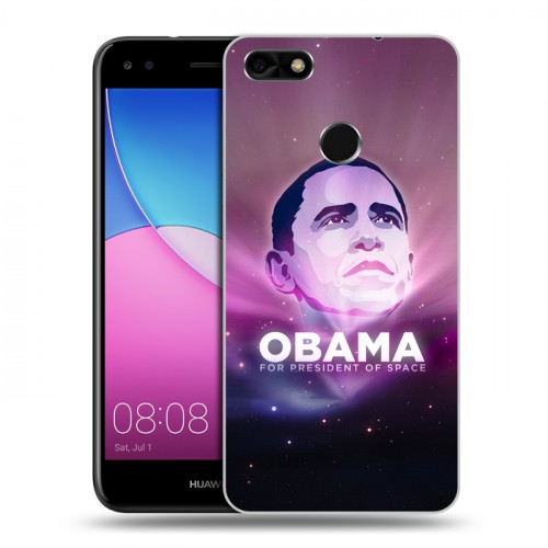 Дизайнерский пластиковый чехол для Huawei Nova Lite (2017) Барак Обама