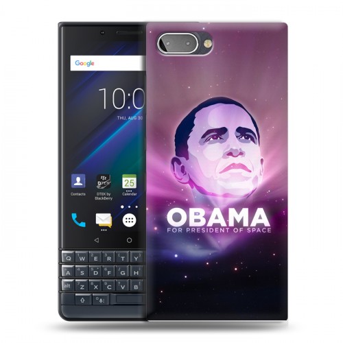Дизайнерский пластиковый чехол для BlackBerry KEY2 LE Барак Обама