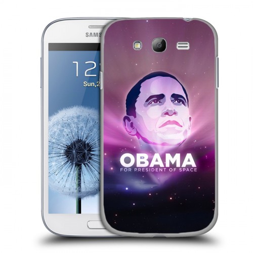 Дизайнерский пластиковый чехол для Samsung Galaxy Grand Барак Обама