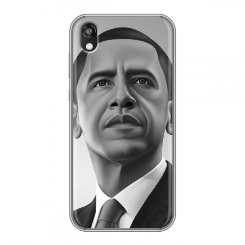 Дизайнерский пластиковый чехол для Huawei Honor 8s Барак Обама