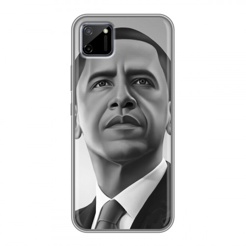 Дизайнерский пластиковый чехол для Realme C11 Барак Обама