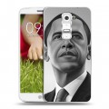 Дизайнерский пластиковый чехол для LG Optimus G2 mini Барак Обама
