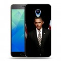 Дизайнерский силиконовый чехол для Meizu M5 Барак Обама