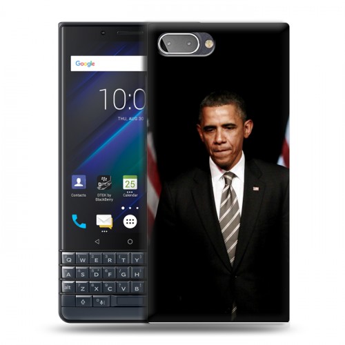 Дизайнерский пластиковый чехол для BlackBerry KEY2 LE Барак Обама