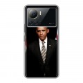 Дизайнерский силиконовый с усиленными углами чехол для Infinix Note 12 VIP Барак Обама