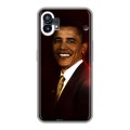 Дизайнерский пластиковый чехол для Nothing Phone (1) Барак Обама