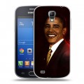 Дизайнерский пластиковый чехол для Samsung Galaxy S4 Active Барак Обама