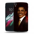 Дизайнерский пластиковый чехол для Alcatel One Touch Idol 3 (5.5) Барак Обама