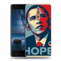 Дизайнерский пластиковый чехол для Nokia 8 Барак Обама
