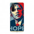 Дизайнерский силиконовый с усиленными углами чехол для Huawei Honor 30S Барак Обама