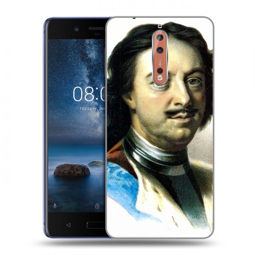 Дизайнерский пластиковый чехол для Nokia 8 Петр Первый