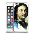 Дизайнерский силиконовый чехол для Iphone 6 Plus/6s Plus Петр Первый