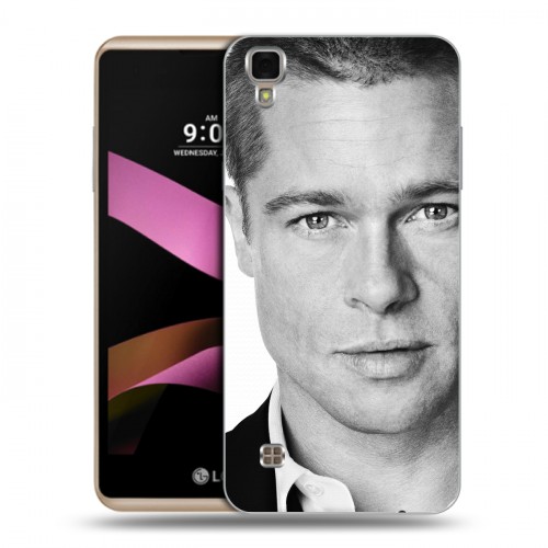 Дизайнерский силиконовый чехол для LG X Style Бред Питт