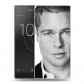 Дизайнерский пластиковый чехол для Sony Xperia L1 Бред Питт