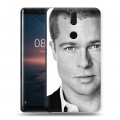 Дизайнерский силиконовый чехол для Nokia 8 Sirocco Бред Питт