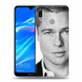 Дизайнерский пластиковый чехол для Huawei Y6 (2019) Бред Питт