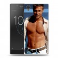 Дизайнерский пластиковый чехол для Sony Xperia L1 Бред Питт