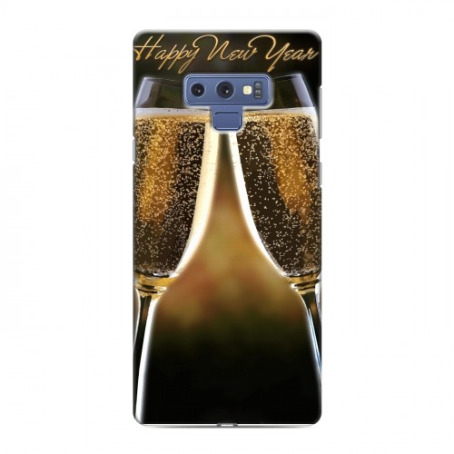 Дизайнерский силиконовый чехол для Samsung Galaxy Note 9 Новогодние бокалы