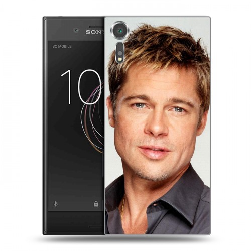 Дизайнерский пластиковый чехол для Sony Xperia XZs Бред Питт