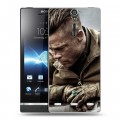 Дизайнерский пластиковый чехол для Sony Xperia S Бред Питт