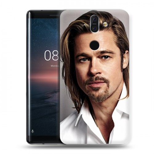 Дизайнерский пластиковый чехол для Nokia 8 Sirocco Бред Питт