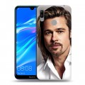 Дизайнерский пластиковый чехол для Huawei Y6 (2019) Бред Питт