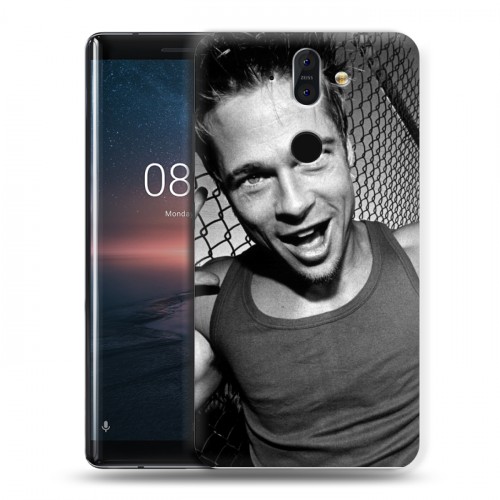 Дизайнерский силиконовый чехол для Nokia 8 Sirocco Бред Питт