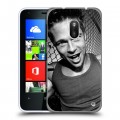 Дизайнерский пластиковый чехол для Nokia Lumia 620 Бред Питт