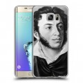 Дизайнерский пластиковый чехол для Samsung Galaxy S6 Edge Plus Александр Пушкин