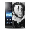 Дизайнерский пластиковый чехол для Sony Xperia S Александр Пушкин