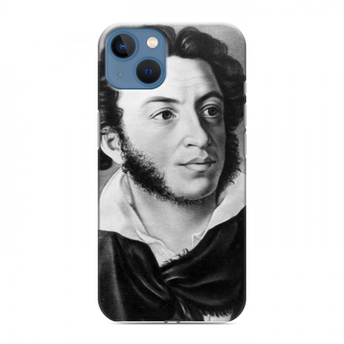 Дизайнерский силиконовый чехол для Iphone 13 Александр Пушкин