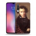 Дизайнерский силиконовый с усиленными углами чехол для Xiaomi Mi9 Александр Пушкин