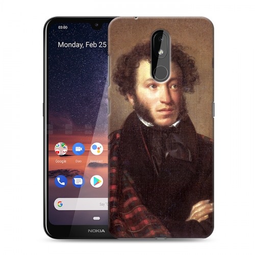 Дизайнерский силиконовый чехол для Nokia 3.2 Александр Пушкин