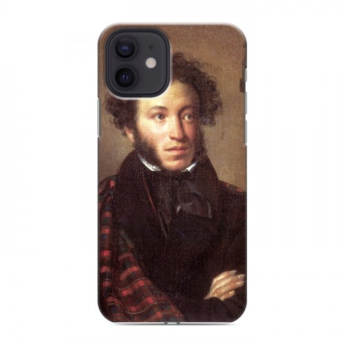 Дизайнерский силиконовый чехол для Iphone 12 Александр Пушкин