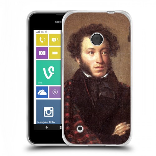 Дизайнерский пластиковый чехол для Nokia Lumia 530 Александр Пушкин