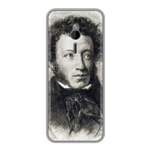 Дизайнерский силиконовый чехол для Nokia 230 Александр Пушкин