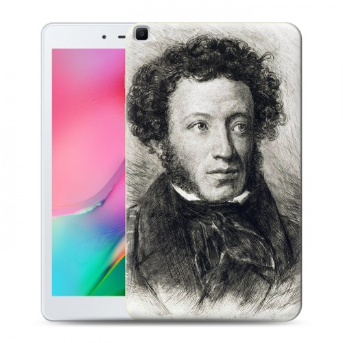 Дизайнерский силиконовый чехол для Samsung Galaxy Tab A 8.0 (2019) Александр Пушкин